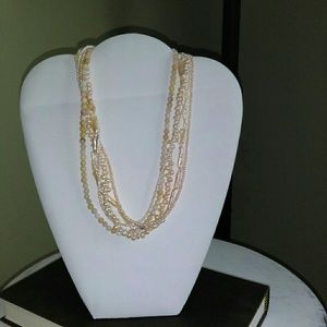 Freshwater Multi-Strand Pearl Necklace